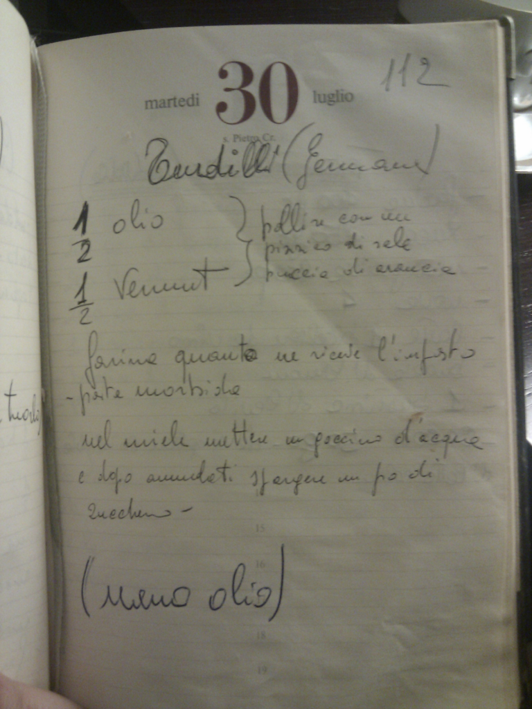 ricetta Turdiddri calabresi, Dolce Calabrese con Miele